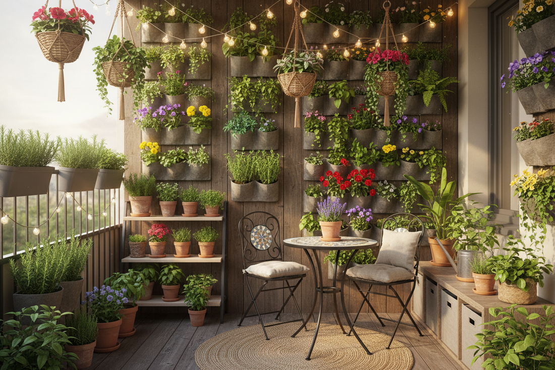 Kleine tuin of balkon? Zo haal je er het maximale uit